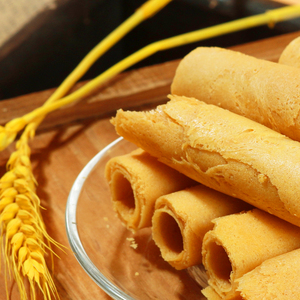 Galletas Crujientes de Oblea con Sabor a Cebolla, Sabor <span class=keywords><strong>Original</strong></span>, Rollo de Huevo 208g, Galletas Chinas Tradicionales - Product Image 6