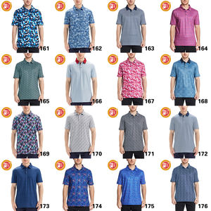 Camiseta de Polo de Golf con Estampado de Marca y Logotipo Personalizado, Sublimación, Secado Rápido, Ajuste Delgado, Camiseta Deportiva Corta para Hombre, Estilo Americano - Product Image 1