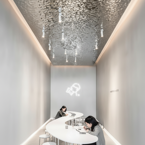 EX223 usine or Rose 304 vague d'ondulation de l'eau feuille de couleur décorative en acier inoxydable pour les matériaux de conception intérieure mur de plafond - Product Image 1