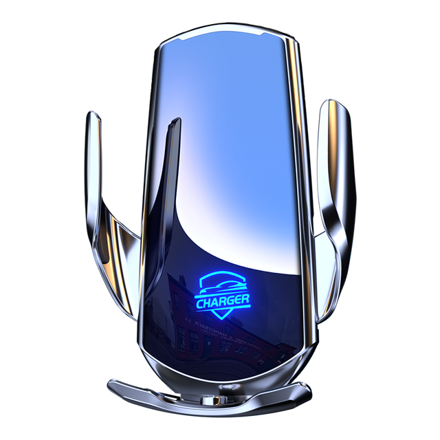 Electronic Gadgets Wholesale 360 Wireless Car Charger Mount 15W Auto-clamping Car Phone Holder Air Vent for All Cell Phone Pad
