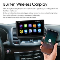 Reproductor de DVD para Auto Android 2 Din con 4 GB de RAM, 64 GB de ROM, GPS, Radio DSP, Bluetooth, FM, Colocación en Reposacabezas, Multimedia y Video