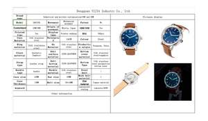 Reloj Mecánico de Acero Inoxidable con Calendario Analógico Miyota Personalizado para Hombre, Cristal de Zafiro, Logotipo Azul Profundo, Fabricante - Product Image 4