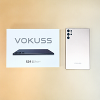 Tablette PC Android 10 Vokuss S24ultra+ 10,1 pouces INCELL, 4 Go + 64 Go, MTK6755, appels 3G double SIM, 3000*1440, 4000 mAh, caméra frontale, Wi-Fi