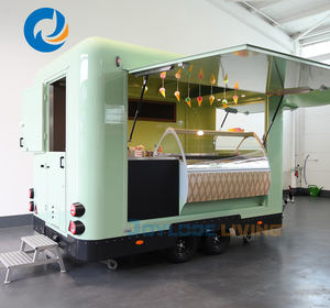 Remorque de restauration professionnelle en fibre de verre, cuisine mobile avec service de restauration rapide pour événements en plein air et restaurants - Product Image 6