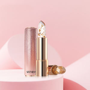 <span class=keywords><strong>Baume</strong></span> à lèvres réparateur en or rose 24 carats, changeant de couleur en fonction du <span class=keywords><strong>pH</strong></span>, vitamine E, fournisseur en gros, logo personnalisé pris en charge, soin hydratant pour les lèvres en gros - Product Image 1