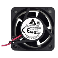 Delta EFB0412MD Refroidissement électrique à flux axial 12V DC 0.1A 40*40*20mm 6300RPM Lames en plastique à roulement à billes 7.17CFM Ventilation d'air