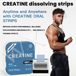 Bandes dissolvantes de monohydrate de créatine personnalisées Supplément de créatine à couche mince de créatine par voie orale Film soluble par voie orale - Product Image 2