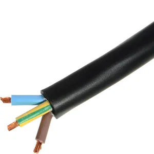 Industrial 10metre cutting of 5 core 6mm H07RN-F rubber flexible cable