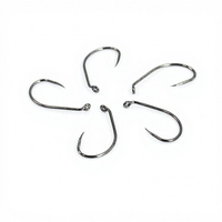 Hameçons de pêche à la mouche Pesca F14501 Perles Tête Nymphes Crochet Bonne résistance et Régidité Accessoires de pêche Échelle