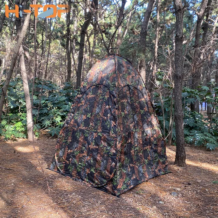 Hitop Wholesale Oem Portable Camouflage Pop Up Hunting Blind Waterproof Tent Small