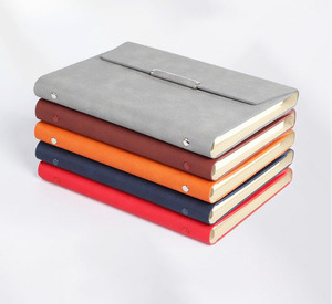 Juego de Regalo de Cuaderno y Bolígrafo Modernos con Logotipo Personalizado Promocional al por Mayor para Escuela o Empresa, Tapa Dura de Cuero PU, Impresión en Serigrafía - Product Image 3
