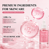 Sérum Visage Anti-Âge et Anti-Rides au Peptide de Cuivre GHK-Cu, Acide Azélaïque et Thé Vert, Réparation Cutanée, Marque Blanche