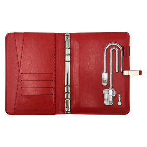 Imperméable À L'eau personnalisé <span class=keywords><strong>Cahier</strong></span> <span class=keywords><strong>Cahier</strong></span> <span class=keywords><strong>de</strong></span> Couverture <span class=keywords><strong>Lecteur</strong></span> Flash Usb Et Banque D'alimentation Portable - Product Image 5