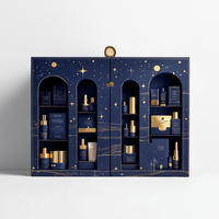 Calendario de Adviento Navideño Personalizado, Caja de Cuenta Regresiva de 24 Días, Caja de Adviento Vacía
