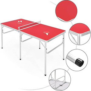 Équipement d'entraînement en plein air familial de haute qualité 60 pouces Table pliante de tennis de <span class=keywords><strong>ping</strong></span>-<span class=keywords><strong>pong</strong></span> portable étanche avec accessoires - Product Image 3