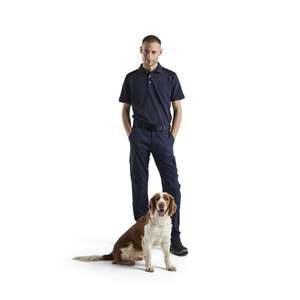 BLAKLADER - 144818328699D132 Industry <b>trousers</b> stretch <b>with</b> <b>knee</b> <b>pad</b> pockets Dark navy/Black - EAN 7330509759011 WORK <b>TROUSERS</b> - Product Image 3