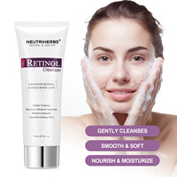 Nettoyant visage anti-rides au rétinol Neutriherbs Private Label, nettoyage en profondeur doux