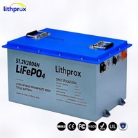 Batterie de chariot élévateur électrique 51,2 V 200 Ah à longue durée de vie, nouvelle technologie LiFePO4 pour chariot élévateur extérieur, CE FCC UN38.3, conception personnalisée
