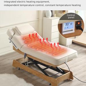 Camilla Eléctrica SHILU con Altura Ajustable para Tratamientos Faciales, Spa, Centro de Estética y Salón de Belleza - Product Image 2