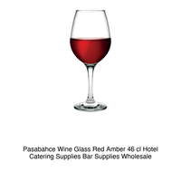 Verre à vin rouge ambré 46 cl Pasabahce H 21,6 cm Ø 9,1 cm