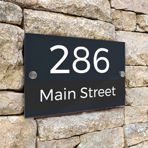 Targa Numerica per Casa BOYANG Moderna e Personalizzabile, Lettere per Indirizzo, Placche con Garanzia di 2 Anni, Montaggio a Parete - Product Image 2