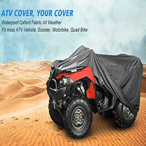 Housse de protection imperméable et anti-poussière pour buggy de plage ATV, tissu Oxford argenté 210D, sacs et pochettes de protection - Product Image 4