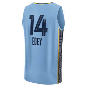 Herren Jugend Memphis #14 Zach Edey Basketball Jersey-Besticktes Hemd Genähte Uniform City Edition Sport bekleidung mit Logos - Product Image 2