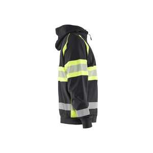 BLAKLADER - 3552115899334XL Sweat à capuche haute visibilité Noir/Jaune-EAN 7330509831090 HI-VIS WORKWEAR - Product Image 4