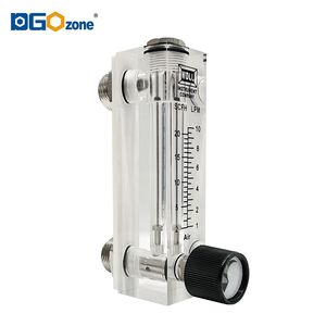 Débitmètre d'air DGOzone KH-08A01M-V en plastique 0,5-5 LPM avec vanne à plage réglable pour le contrôle du gaz - Product Image 3