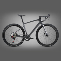 Vélo de Gravel en Fibre de Carbone 24 Vitesses, Jantes 30mm, Câblage Interne, Vélo de Course Professionnel pour l'Aventure - Vente en Gros