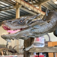 Animatronics Dinosaur Playground Artificial Realist Dinosaur Animatronics Decorations Simulation Flying Dragon Model
