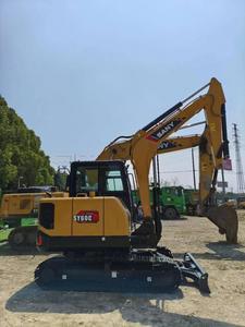 Used SANY SY60C 6 TON Crawler Excavator with Bucket CE Certified Core Bearing Components-Machinery for Sale in China - Product Image 3