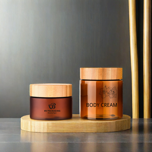 Frasco Biodegradável Rosa Pêssego de 8oz 300ml 500ml em Plástico <span class=keywords><strong>PCR</strong></span> para Cosméticos, Manteiga Corporal e Gel Capilar com Tampas - Product Image 6