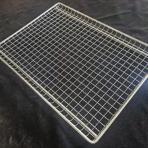 Commercial Custom Size 600x400 800x600 660x450 304 316 Stainless Steel Wire Mesh Drying Fruit Dryer Tray For Food Dehydrator