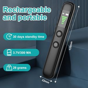 Détecteur d'appareils cachés portable, détecteur de signaux RF, traceur GPS de voiture, anti-écoute, détecteur de caméra, anti-espionnage avec écran HD - Product Image 4