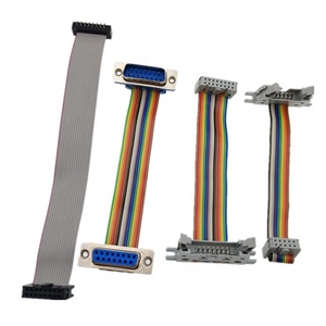OEM ODM 2,54mm 2x8P IDC a 15P HDB DVI VGA hombre UL2651 AWG28 plana cable de cinta de la Asamblea - Product Image 6