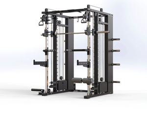 Máquina <span class=keywords><strong>Smith</strong></span> Multifuncional Todo en Uno, Equipo de Entrenamiento Integral para Gimnasio, Uso Comercial y Doméstico, Entrenamiento de Cuerpo Completo Integrado - Product Image 1