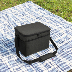Hersteller Custom Logo Picknick Outdoor Oxford Doppel kammer Isolierte Tasche Kühler Lunch Bag - Product Image 1