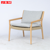 Fauteuil d'apprentissage rembourré en bois massif de style nordique, chaise d'appoint simple avec dossier en corde de papier, fauteuils au design moderne
