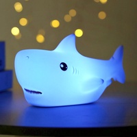 Lampe en silicone pour enfants, animal kawaii, veilleuse de chevet portable à LED, mignonne, tactile, USB, pour enfants, veilleuse de Noël en forme d'animal