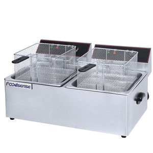 1タンク1バスケット工業用ディープフライヤーチキンフライヤーマシン大容量小型電気ディープフライヤーバスケット付き - Product Image 4