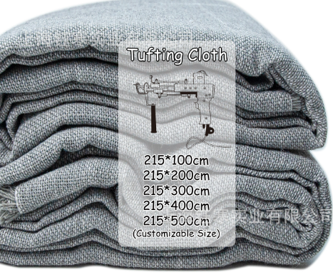 Tissu gris ligne blanche