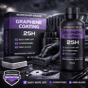 CHEWEXA 25H Kit de Revestimiento Cerámico de Grafeno Grado Profesional Hidrofóbico de Alto Brillo Protección de Pintura Fácil de Limpiar (70ml) 60um de Grosor - Product Image 6