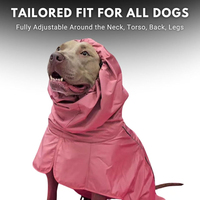 Veste imperméable pour chien de randonnée avec doublure en maille pour chiens âgés – Vente en gros
