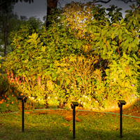 Lampes solaires de jardin réglables IP65, projecteurs solaires LED pour éclairage extérieur de pelouse, de chemin, de cour et de paysage