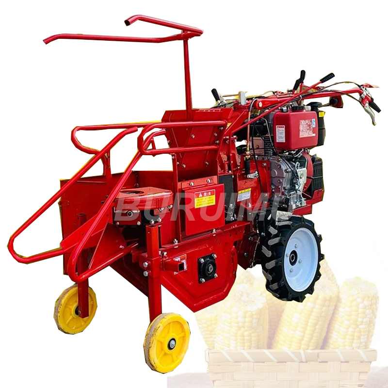 Машина для сбора кукурузы, сельскохозяйственная техника, Однорядный комбайн кукурузы для шагающего трактора