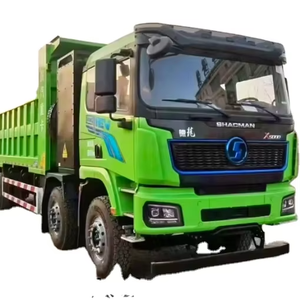 รถบรรทุกดั๊มพ์ไฟฟ้าล้วน Shacman X5000E 8x4 แบบยกเทท้าย พลังงานใหม่ สำหรับงานเหมืองที่เป็นมิตรต่อสิ่งแวดล้อม การขนส่งแบบไร้การปล่อยมลพิษ - Product Image 1