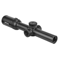 1-6x24 Éclairage grand angle FMC Viseurs télescopiques professionnels Portée