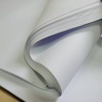Papel Bond Ecológico de 50g 55g 80g 90g, Papel de Impresión Offset Blanco Sin Recubrimiento para Embalaje, Folletos y Pósters