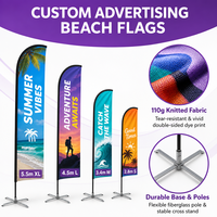 Drapeau de plage, bannière plume, drapeau publicitaire en forme de goutte d'eau pour vitrine, centre commercial, supermarché, promotion de vente au détail, événement commercial, exposition